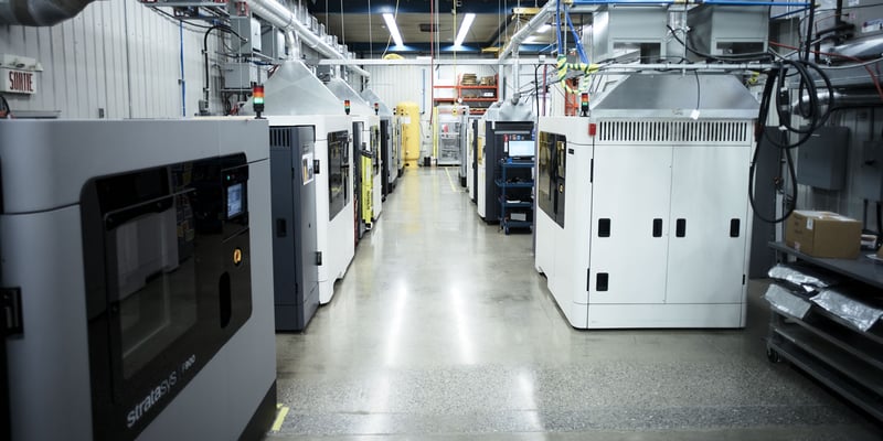 industrial 3D printing factory